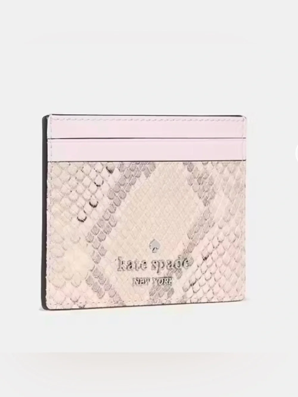 Kate Spade Snake Skin Small Slim Card Holder